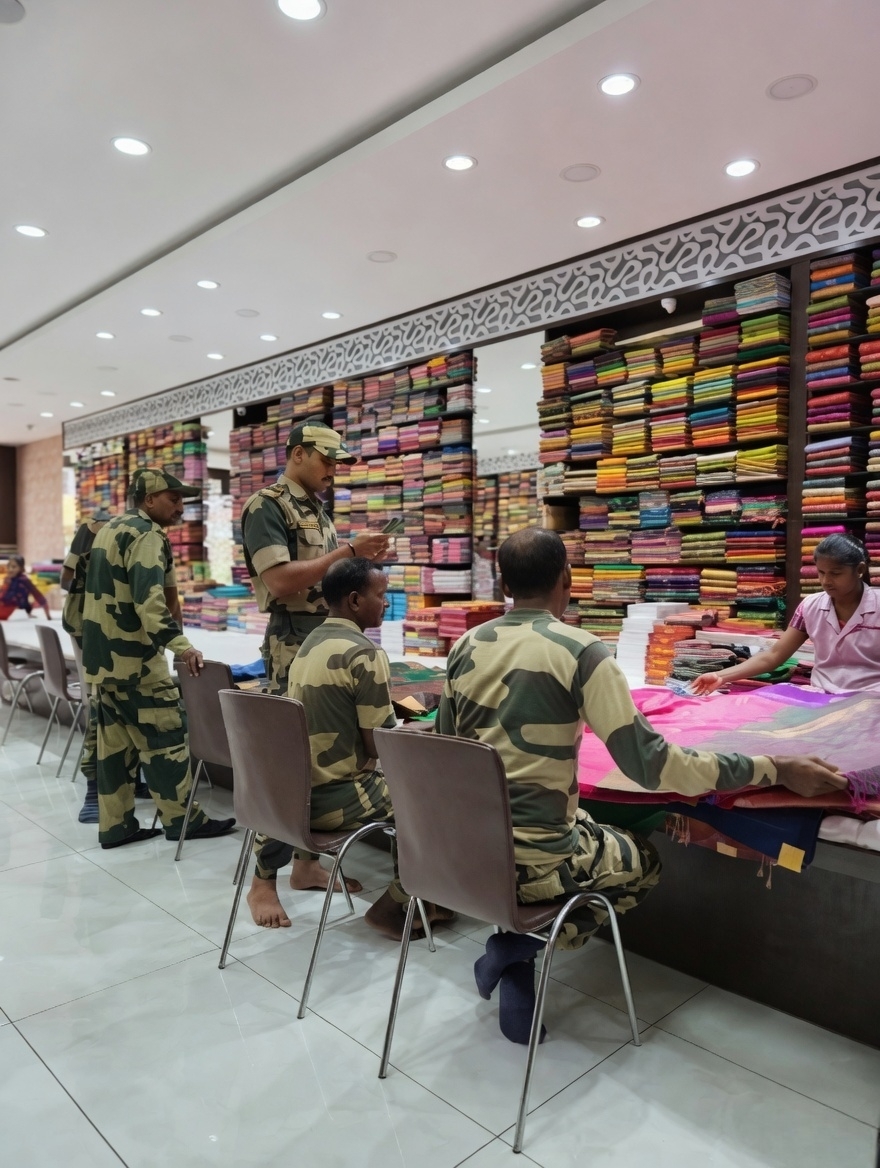 Exclusive Bridal Pattu section at VELAAVANS Sirumugai