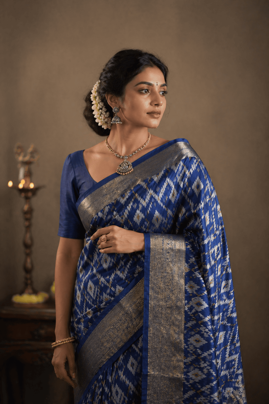 Ikat Silk Cotton Handloom Sarees