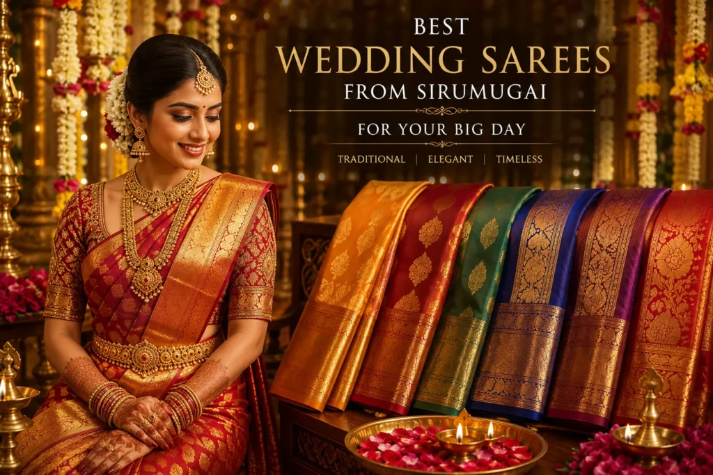 Best Wedding Sarees from Sirumugai